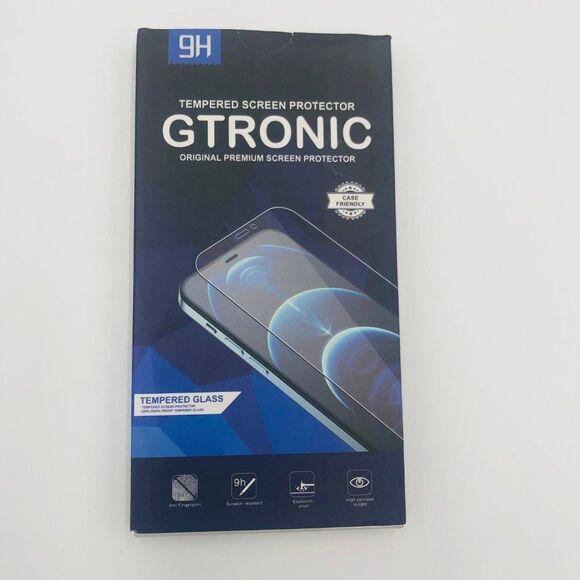 Brand New GTRONIC Tempered Glass Screen Protector For iPhone 12‎ - Picture 1 of 4